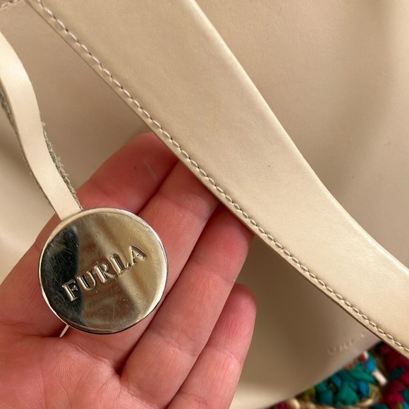Furla Cream Tote Bag - Picture 4 of 12